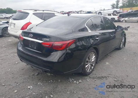 2018 Infiniti Q50 3.0T Luxe z USA, uszkodzony, nr VIN JN1EV7AR5JM436904